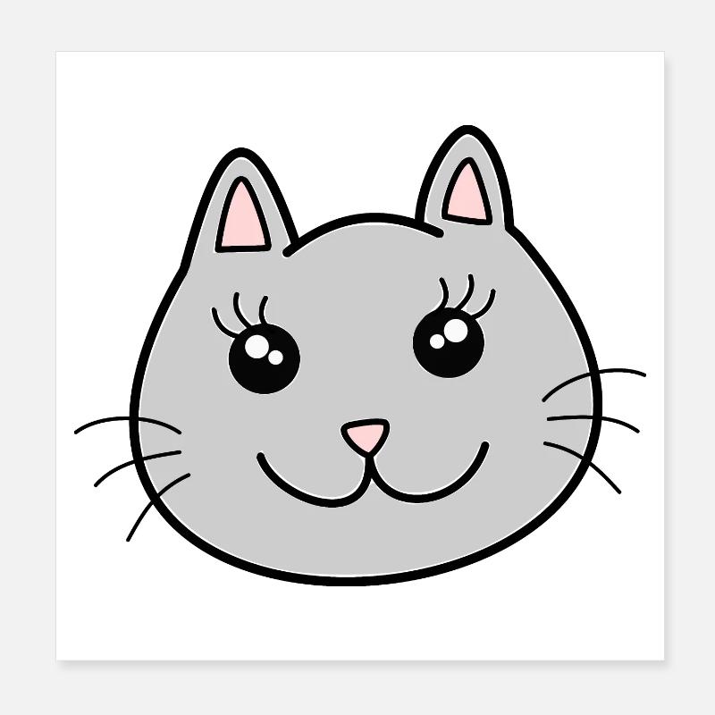 Chats Chats Poster 20 x 20 cm