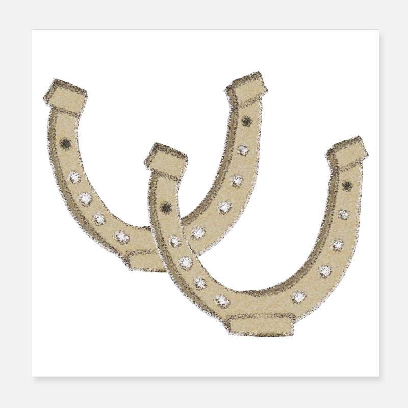 Impressionnisme en fer à cheval Poster 20 x 20 cm