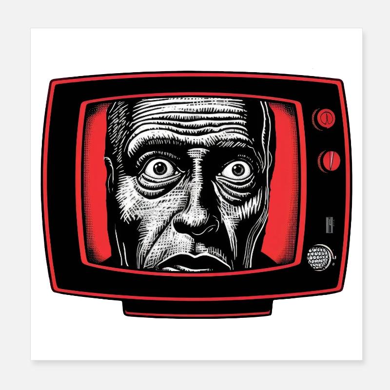 TV 02 Poster 8" x 8" (20x20 cm)