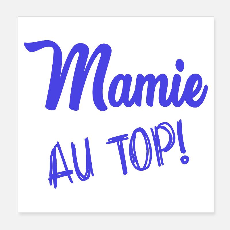 GRANNY. GRANDMA. MOTHER'S DAY Poster 8" x 8" (20x20 cm)