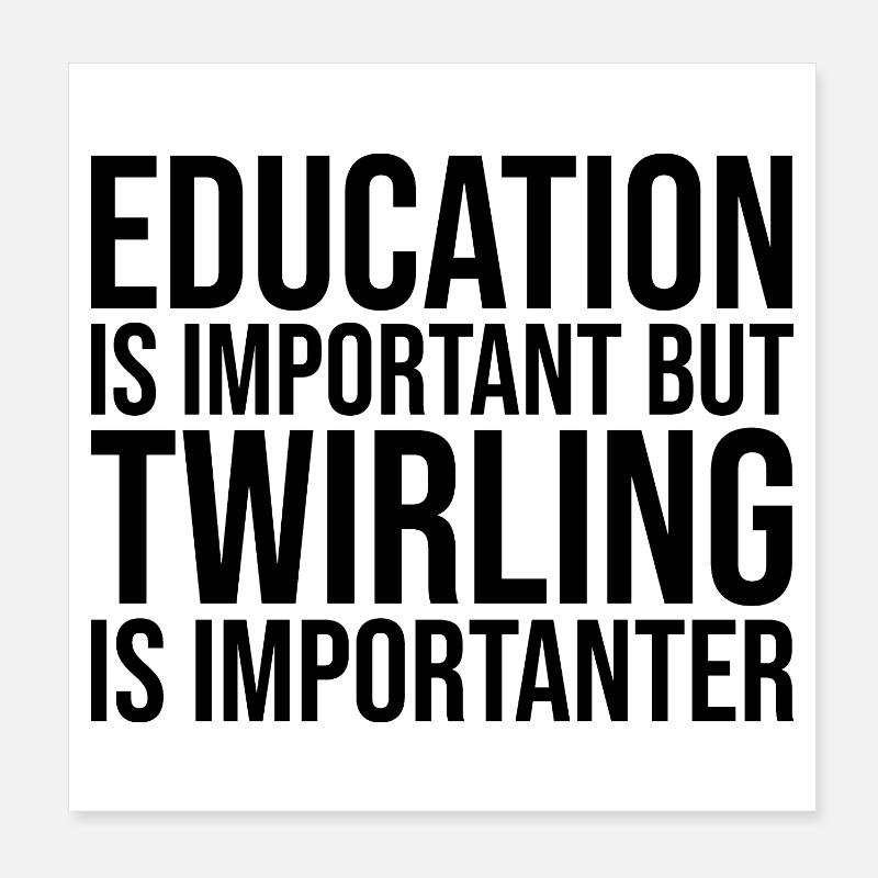 drehend Poster 20x20 cm