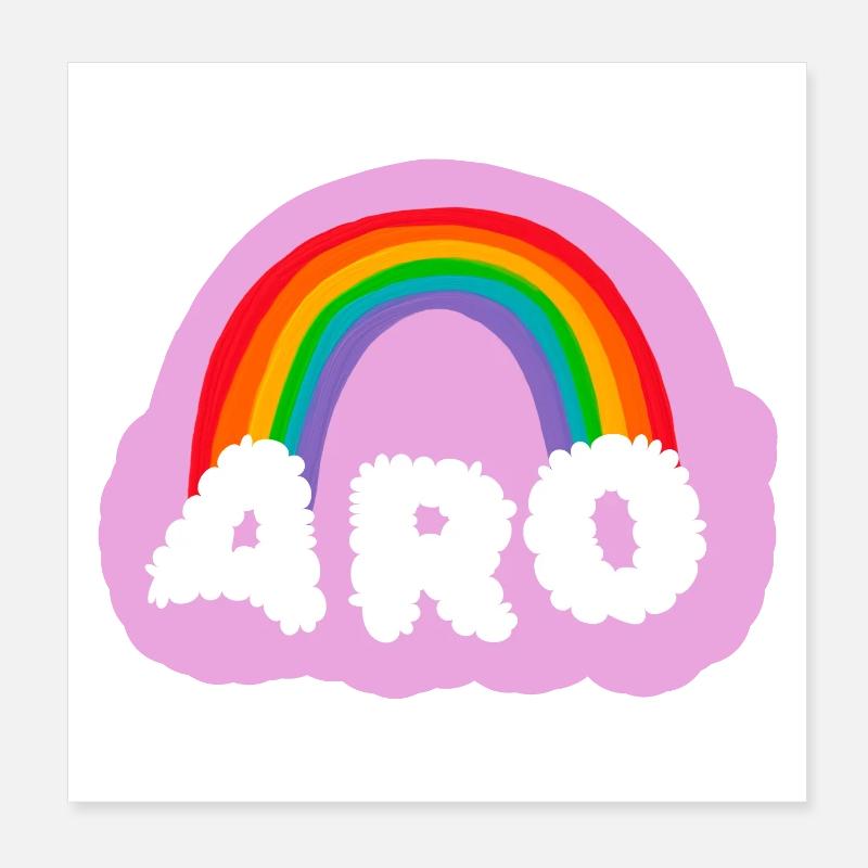 Aromanticisme, aromantique, aro Poster 20 x 20 cm