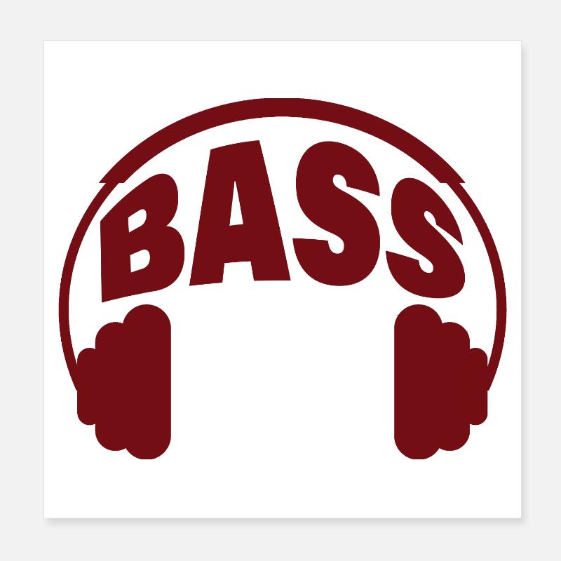 BASSE Poster 20 x 20 cm