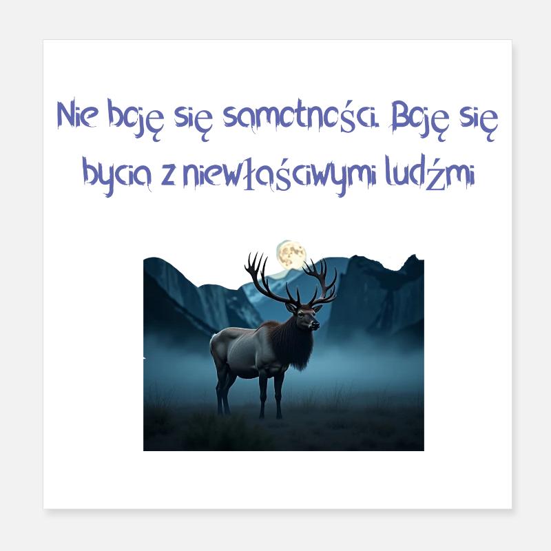 solitude Poster 20 x 20 cm