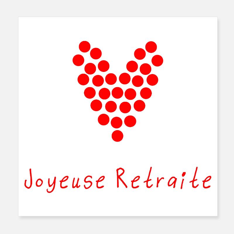 RUHESTAND. RUHESTAND. PENSIONIERT. RUHESTAND Poster 20x20 cm