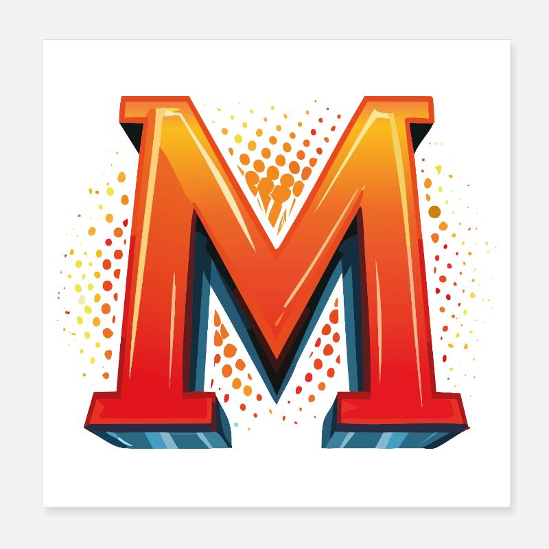 M1 Poster 20x20 cm