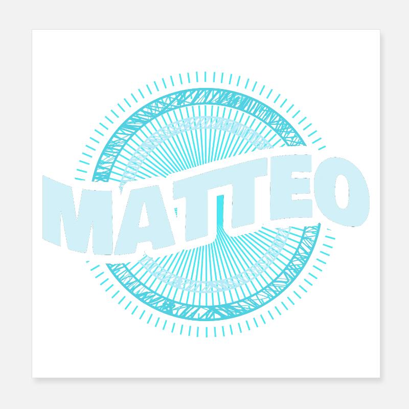 Gift for Matteo Poster 8" x 8" (20x20 cm)