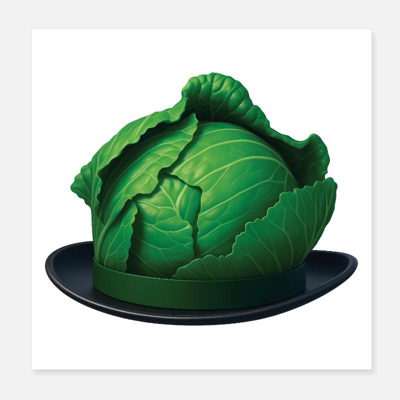 LE CHAPEAU DU CHOU - Bellegique Poster 8" x 8" (20x20 cm)