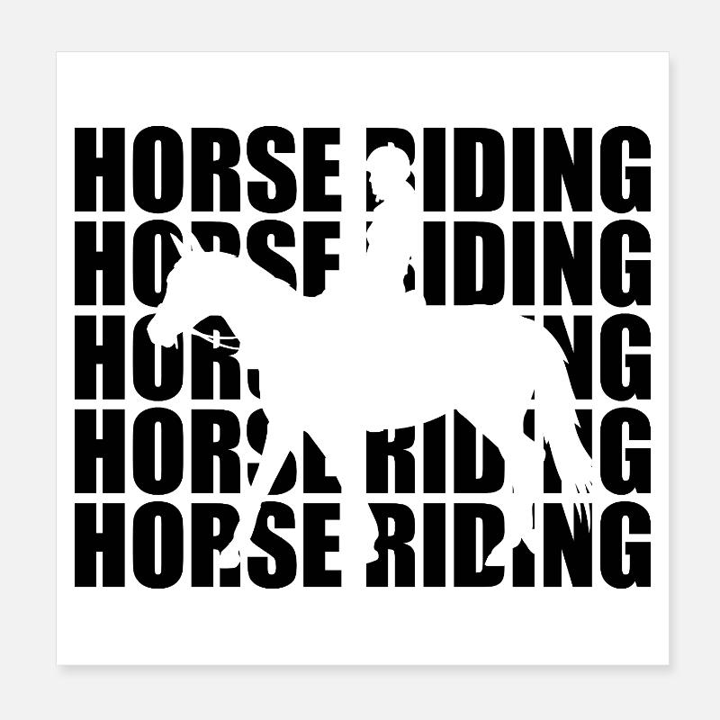 Fun riding Poster 8" x 8" (20x20 cm)