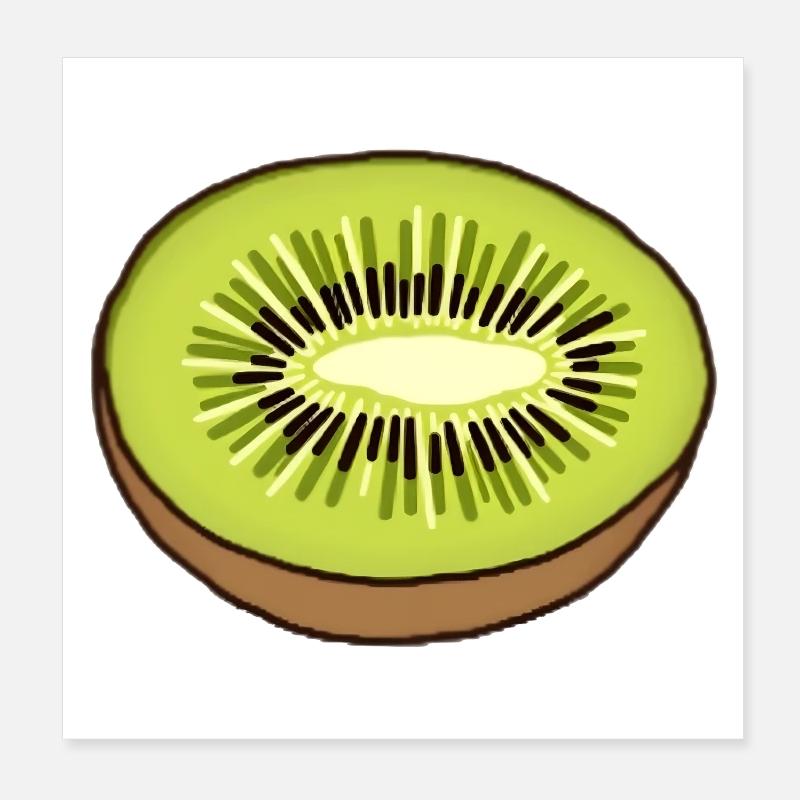 Kiwi Poster 20 x 20 cm