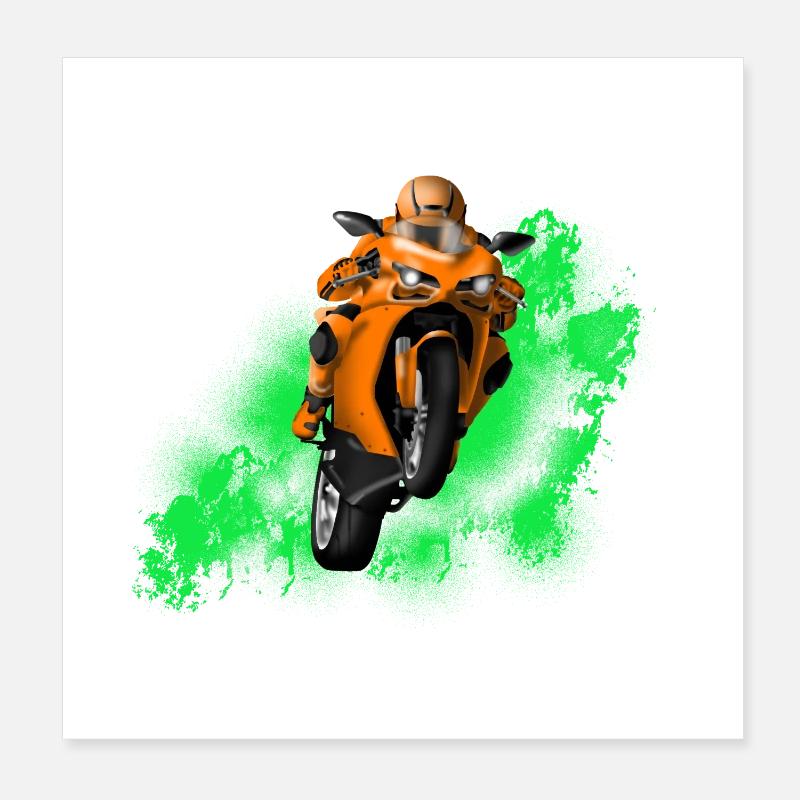moto Poster 20 x 20 cm