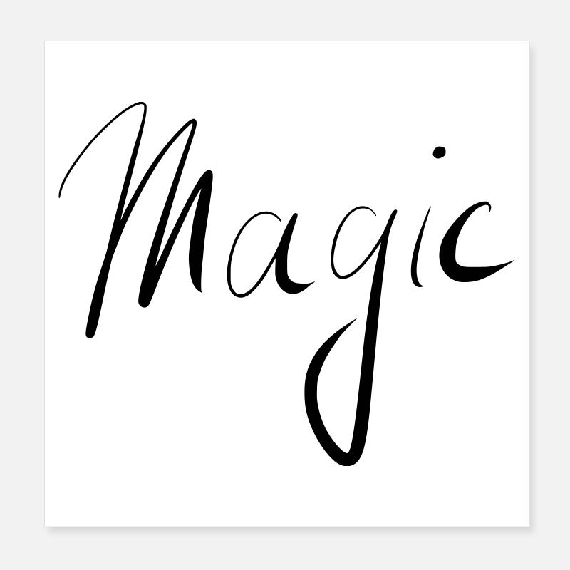 Magic Poster 8" x 8" (20x20 cm)