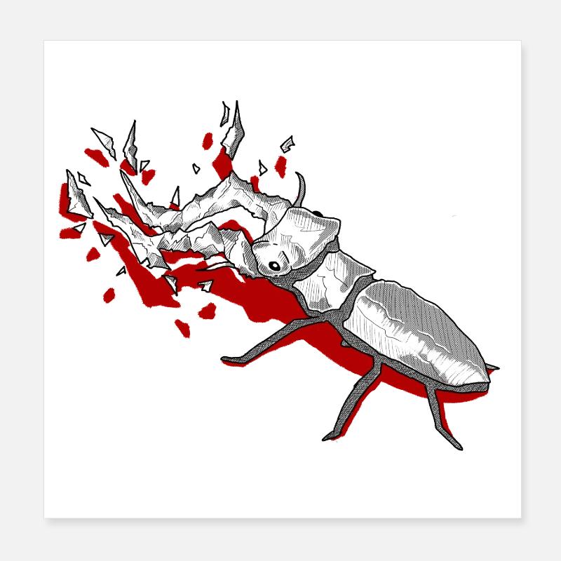red kite Poster 8" x 8" (20x20 cm)
