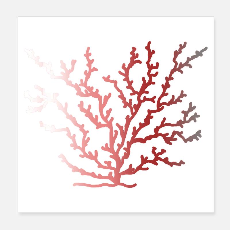 coralfantasy Poster 8" x 8" (20x20 cm)