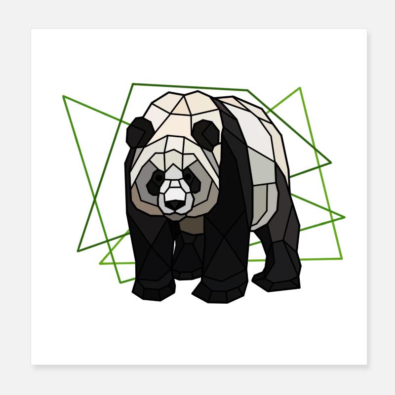Grand Panda Poster 20 x 20 cm