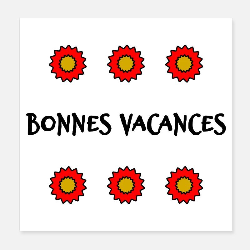 MAÎTRESSE. MAITRE. MERCI. MERCI MAÎTRESSE Poster 20 x 20 cm