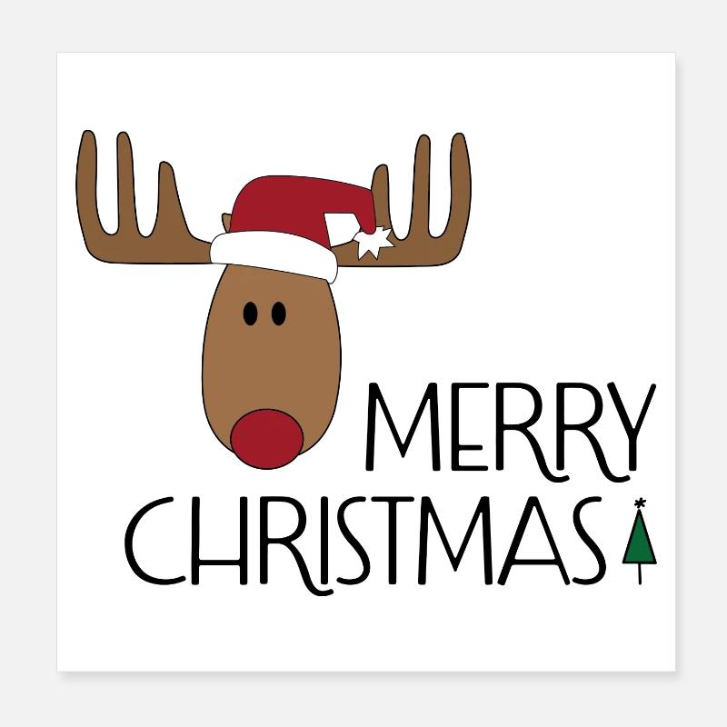 Joyeux Noël Poster 20 x 20 cm