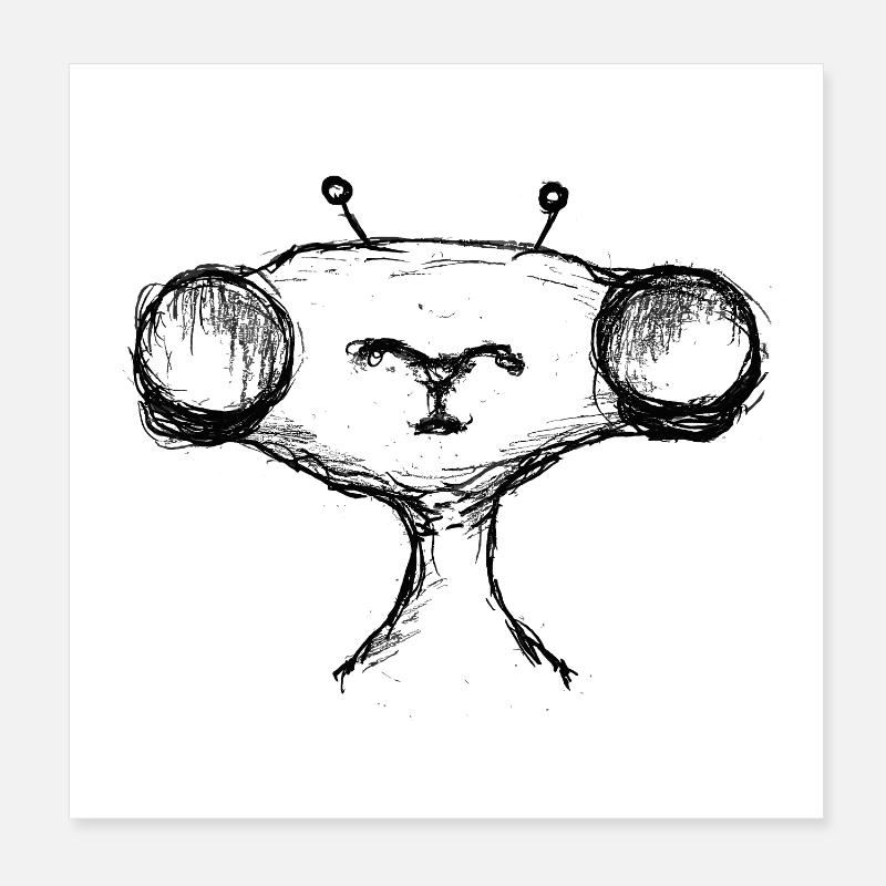 Alien Poster 20x20 cm