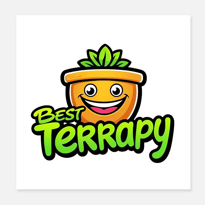 Meilleur Terrapy Poster 20 x 20 cm