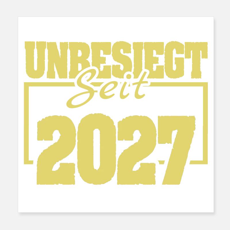 depuis 2027 Poster 20 x 20 cm