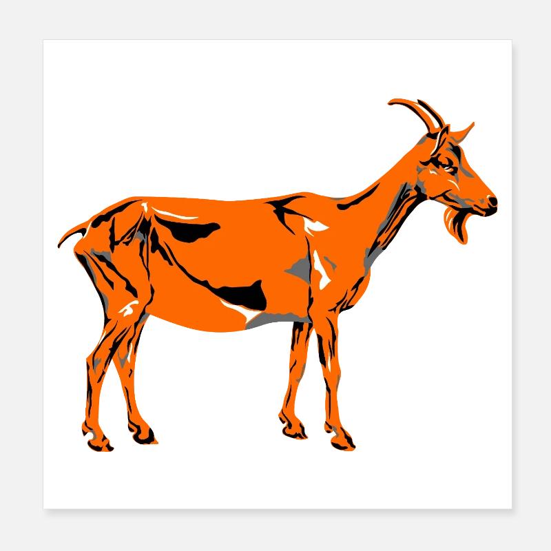 Chèvre de la Saint-Patrick Poster 20 x 20 cm