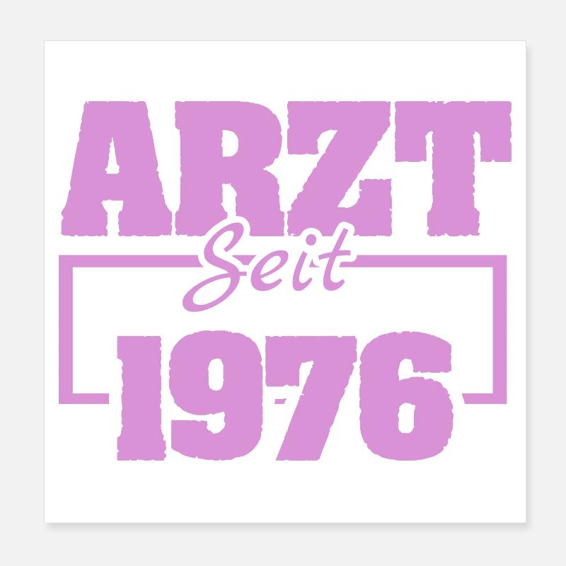 Dermatologue 1976 Poster 20 x 20 cm