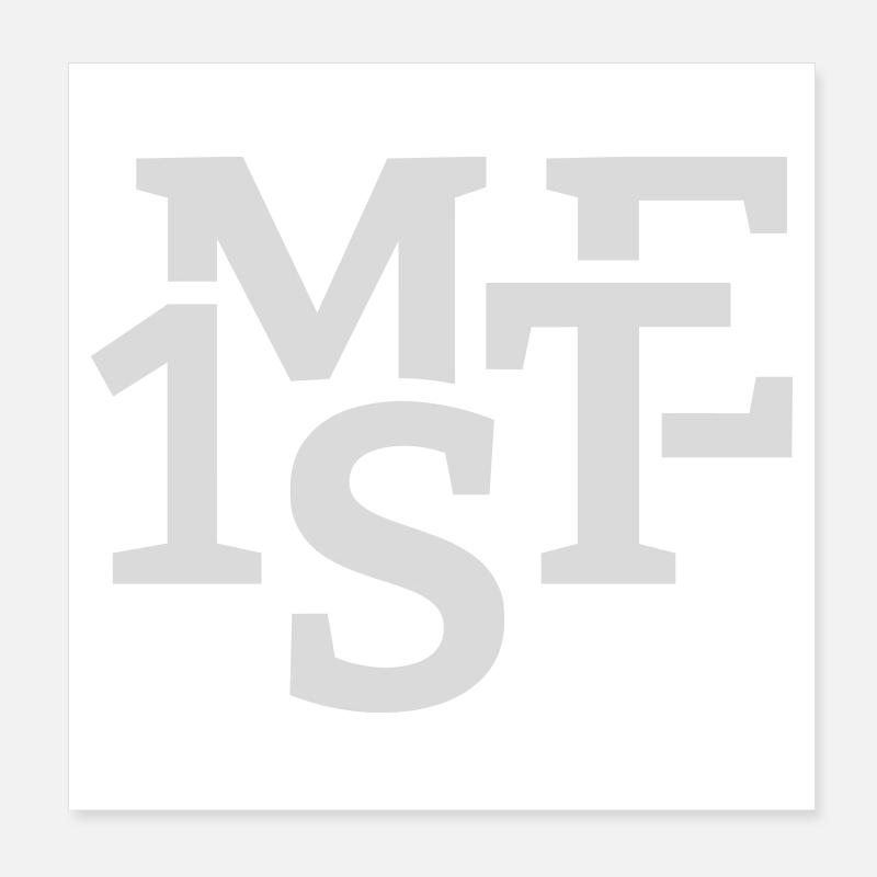 Moi d’abord Poster 20 x 20 cm