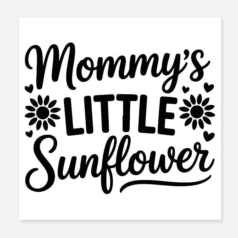 Le petit rayon de soleil de maman Poster 20 x 20 cm