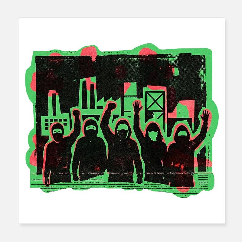 Demo Equality Tolerance Poster 8" x 8" (20x20 cm)