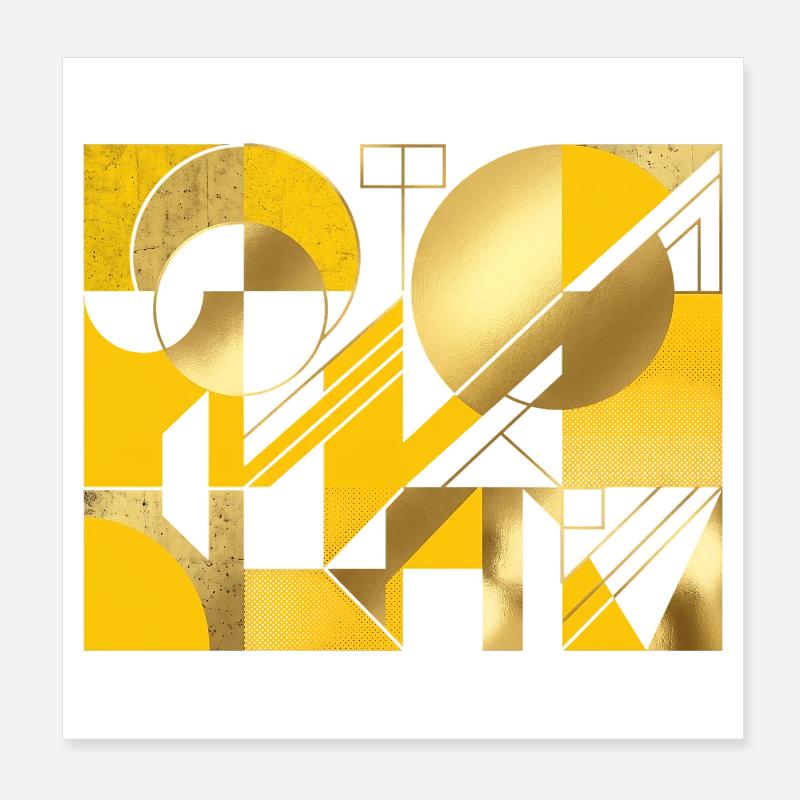 Maison d’or folle Poster 20 x 20 cm