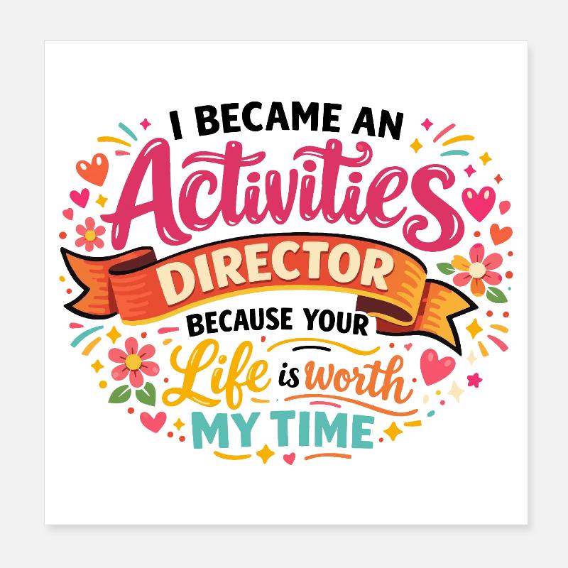 Life Animator: Ein spannender Job Poster 20x20 cm