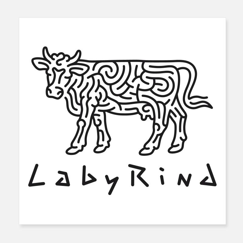 LabyRind Poster 20x20 cm