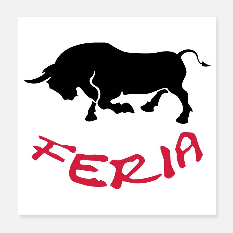 Feria ! Poster 20 x 20 cm