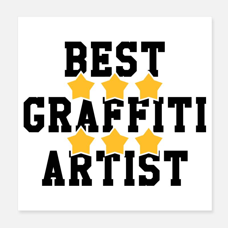 Graffiti / Tag / Writer / Street Art Poster 20x20 cm