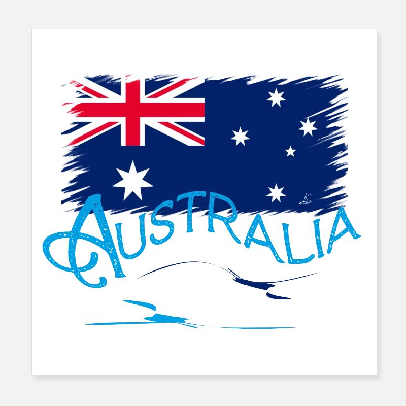 Australie Poster 20 x 20 cm