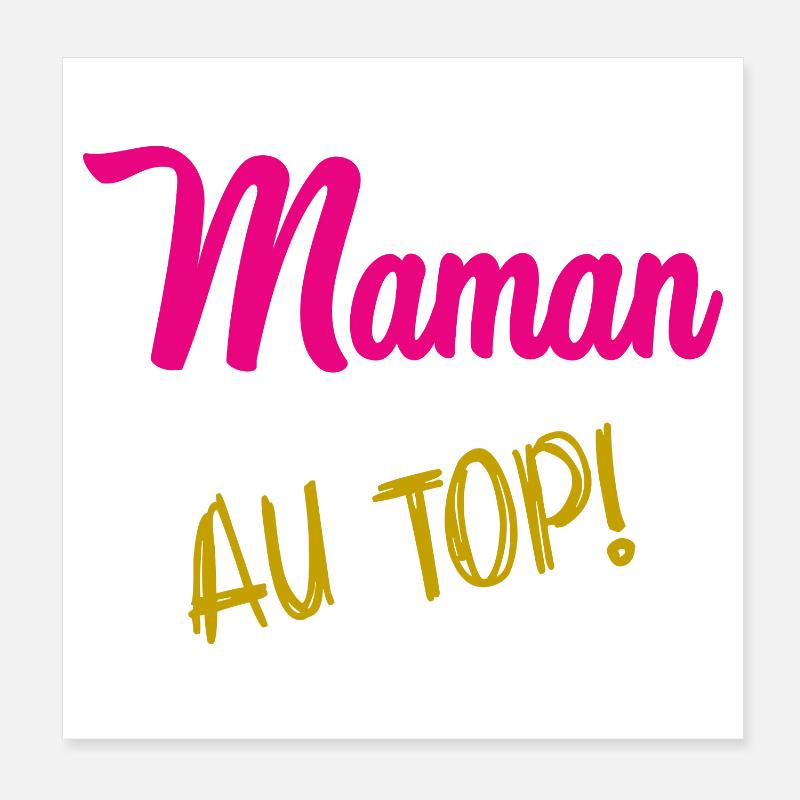 MAMAN Poster 20 x 20 cm