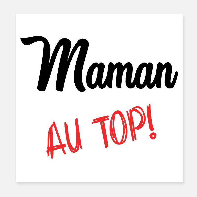 MAMA. MUTTERTAG. SCHÖNEN MUTTERTAG Poster 20x20 cm