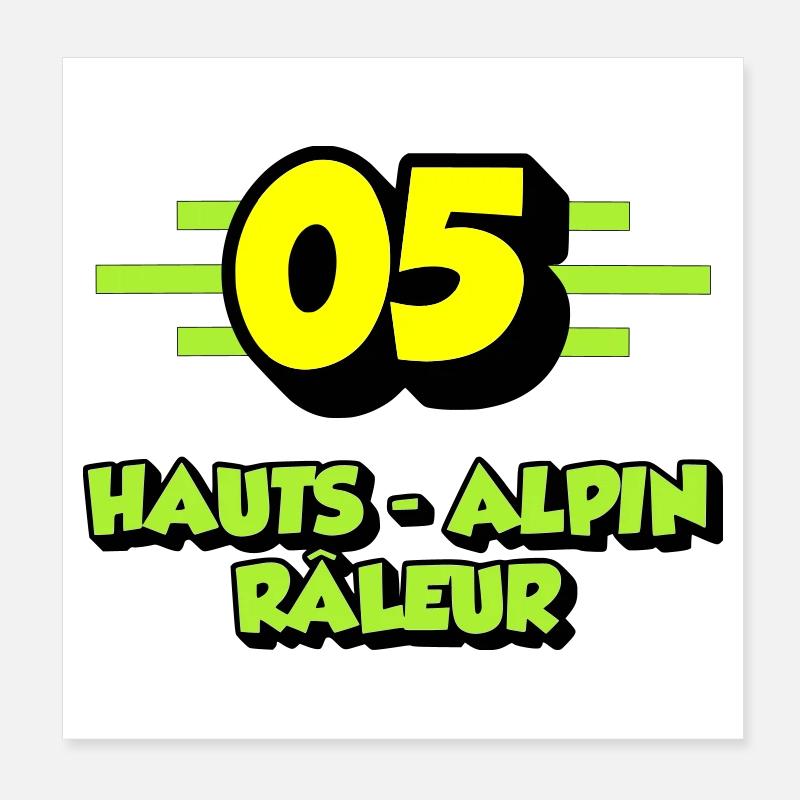 High Alpine Complainer Poster 8" x 8" (20x20 cm)