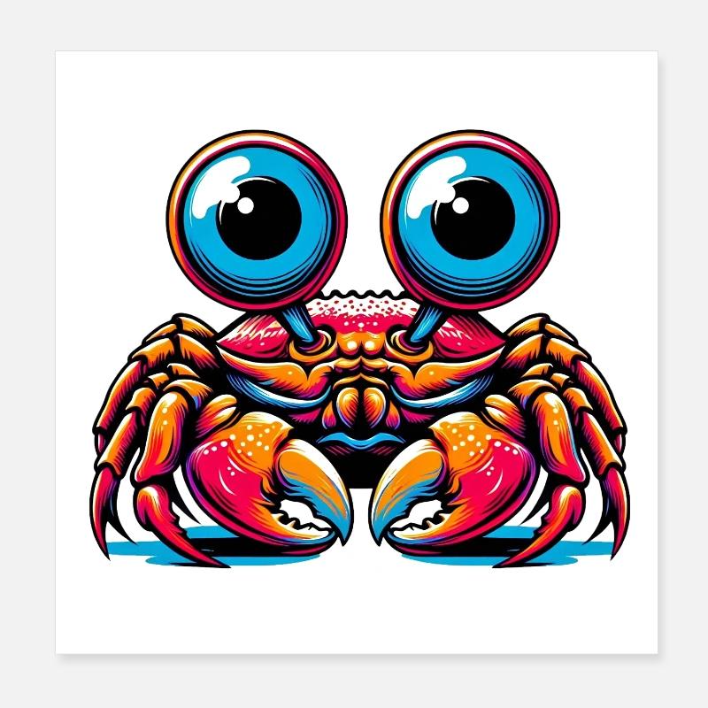 Krebs Poster 20x20 cm