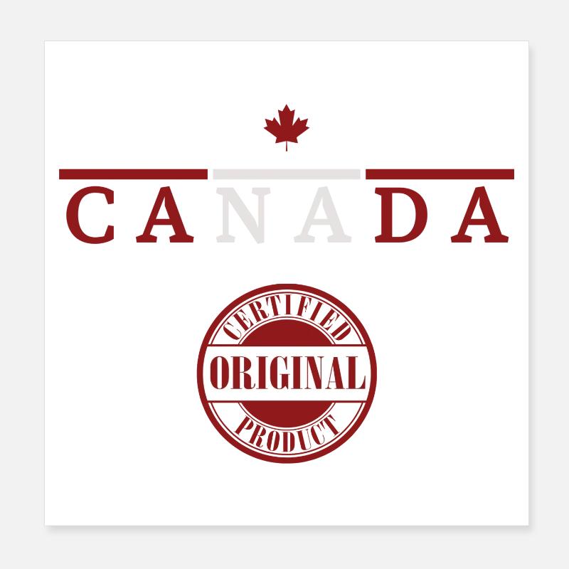Drapeau canadien, fierté canadienne Poster 20 x 20 cm