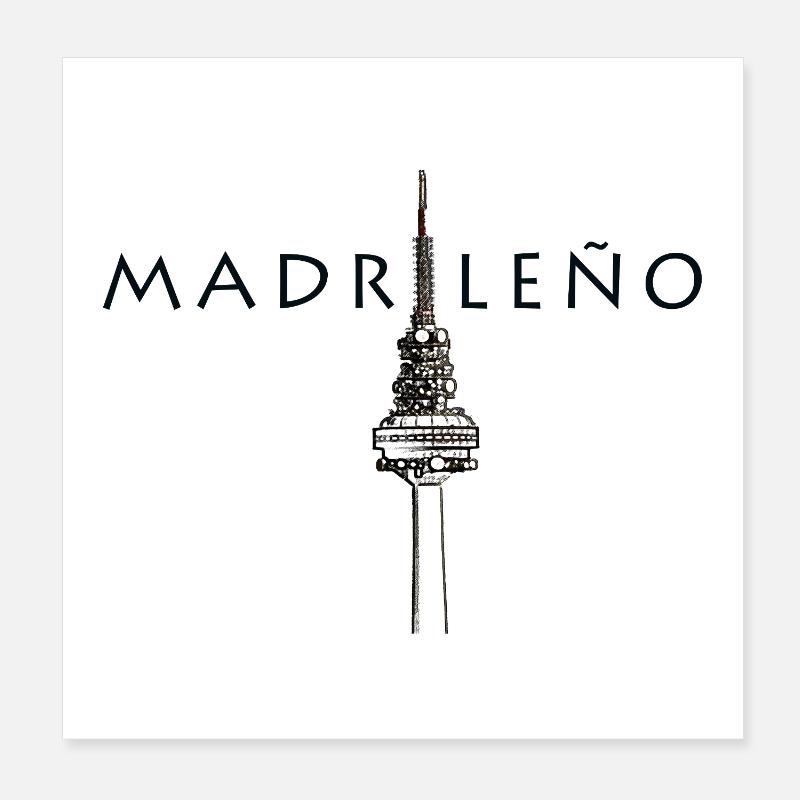 MADRILENIAN Poster 8" x 8" (20x20 cm)