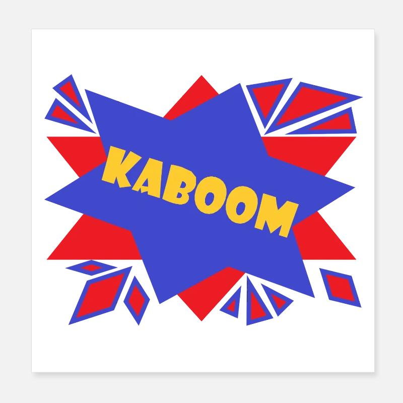 Bande dessinée Kaboom Poster 20 x 20 cm