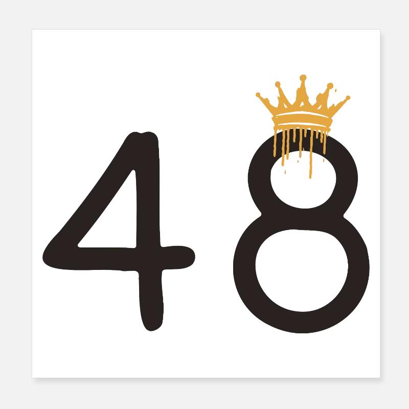 48 Poster 20 x 20 cm