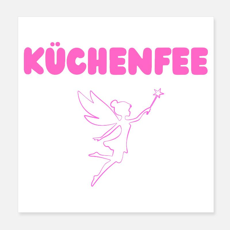 Fée de la Cuisine Poster 20 x 20 cm