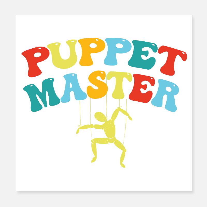 Puppet Master Swing Art Poster 8" x 8" (20x20 cm)