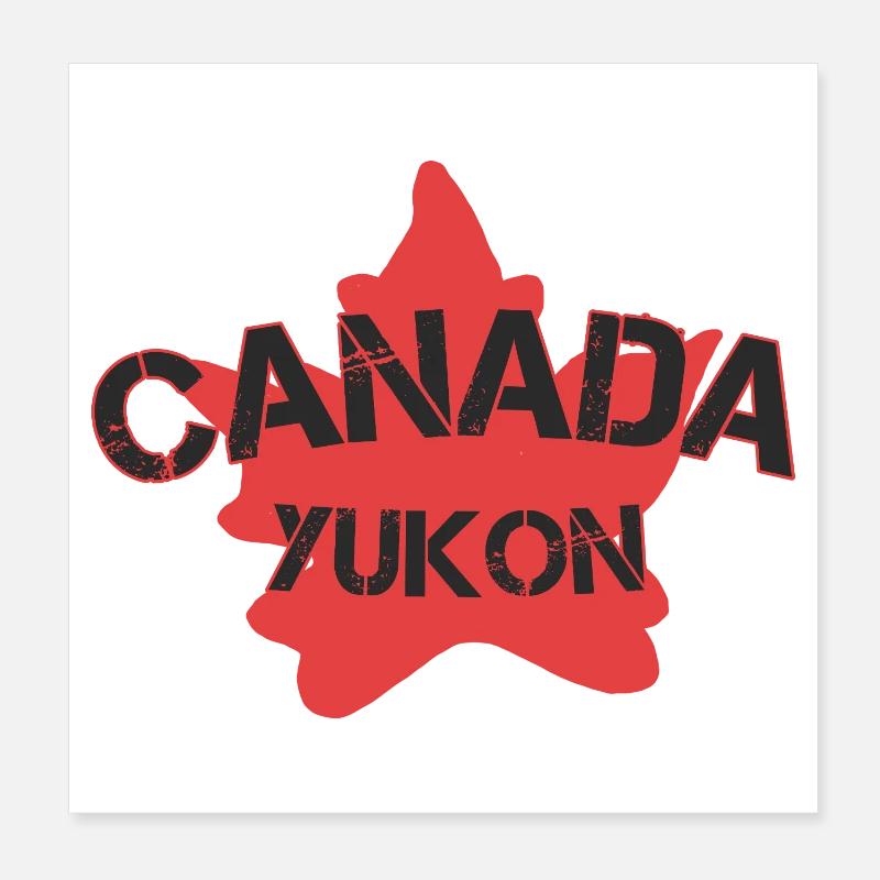 Yukon, Canada Poster 20 x 20 cm