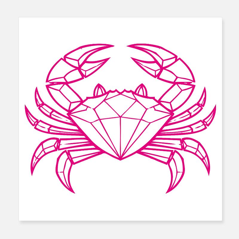 Cancer – Protection et force Poster 20 x 20 cm