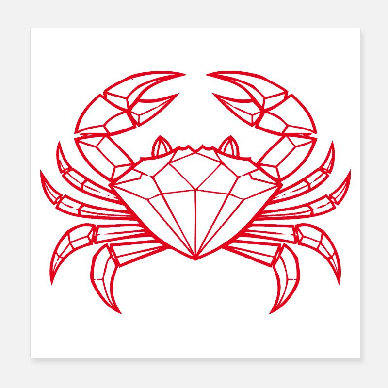 Cancer – Protection & Strength Poster 8" x 8" (20x20 cm)