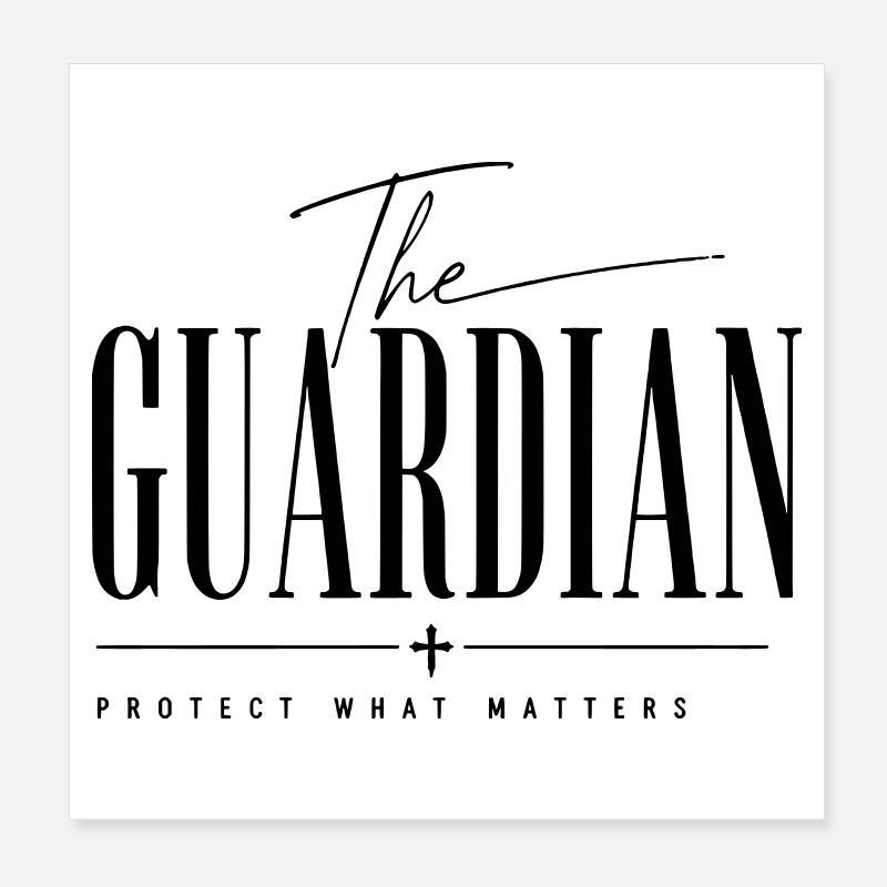 Le Gardien - Protéger ce qui compte Poster 20 x 20 cm