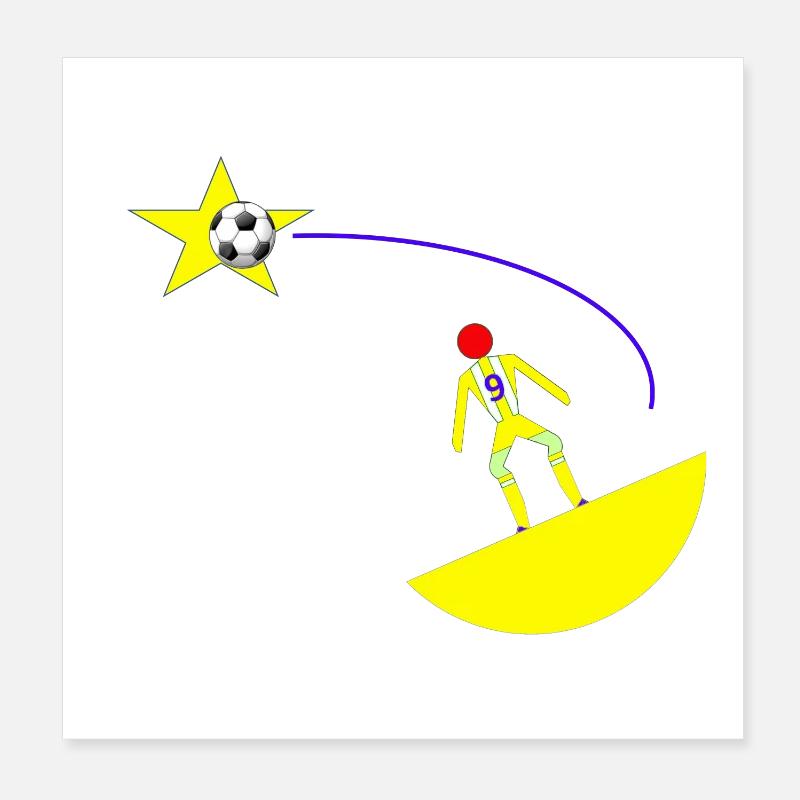 tir stellaire Poster 20 x 20 cm